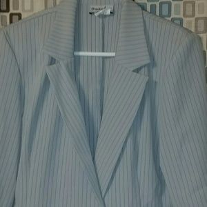 Pinstriped Pant Suit